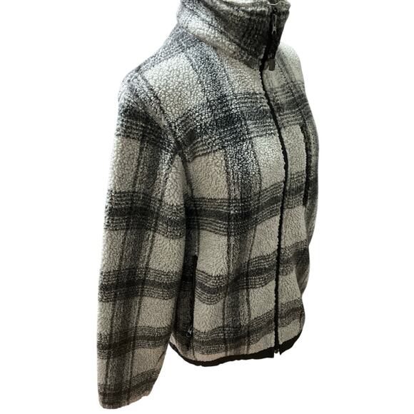 Old Navy Women's Jacket Size Small Zip Up Pull Up Collar Striped Log Nautical - Picture 6 of 9
